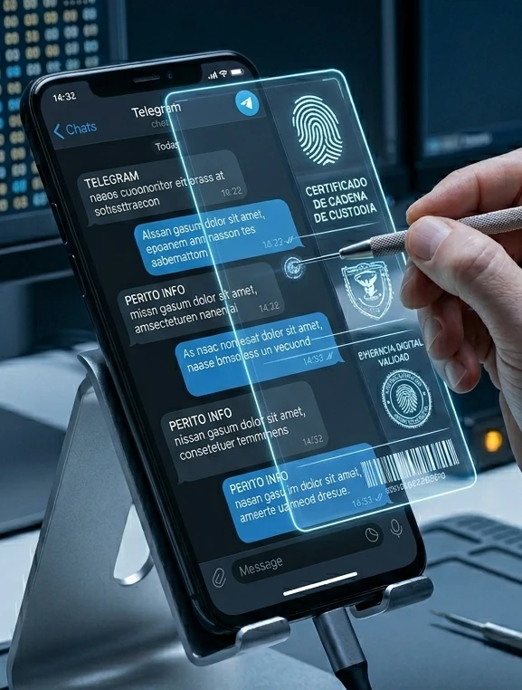 Peritaje de telegram