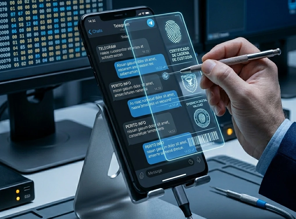 Peritaje de telegram