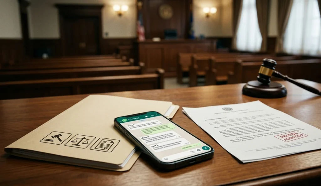 Cómo se usa WhatsApp como prueba en juicio 2026 Cómo se usa WhatsApp como prueba en juicio 2026