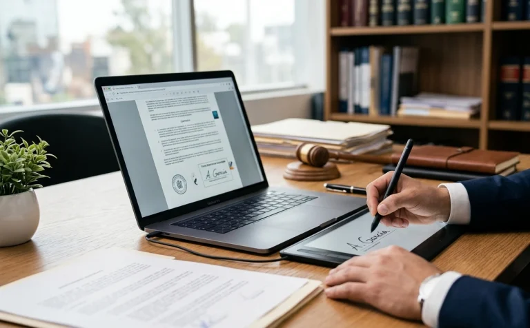 Firma electrónica validez judicial
