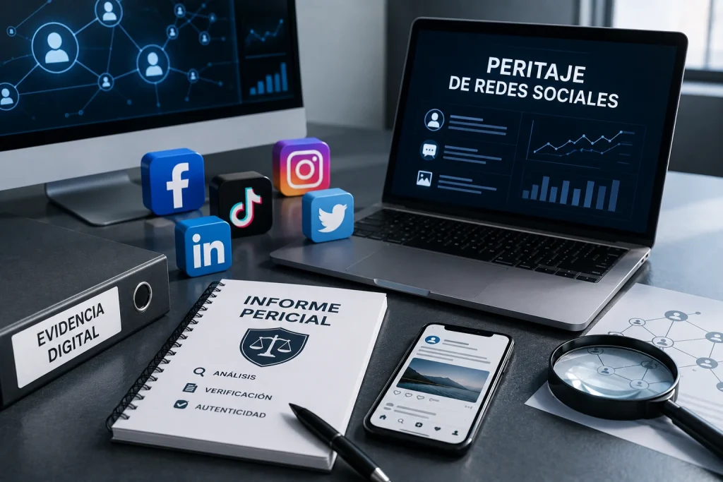 Peritaje de redes sociales