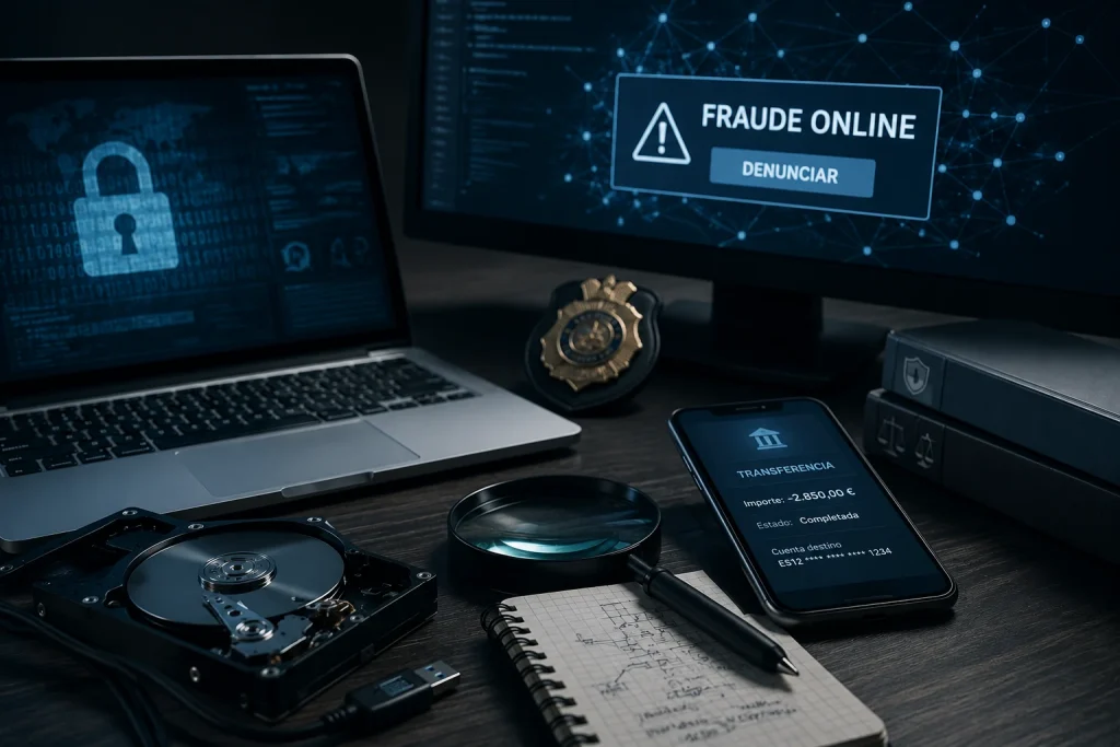 Perito informático para fraude online