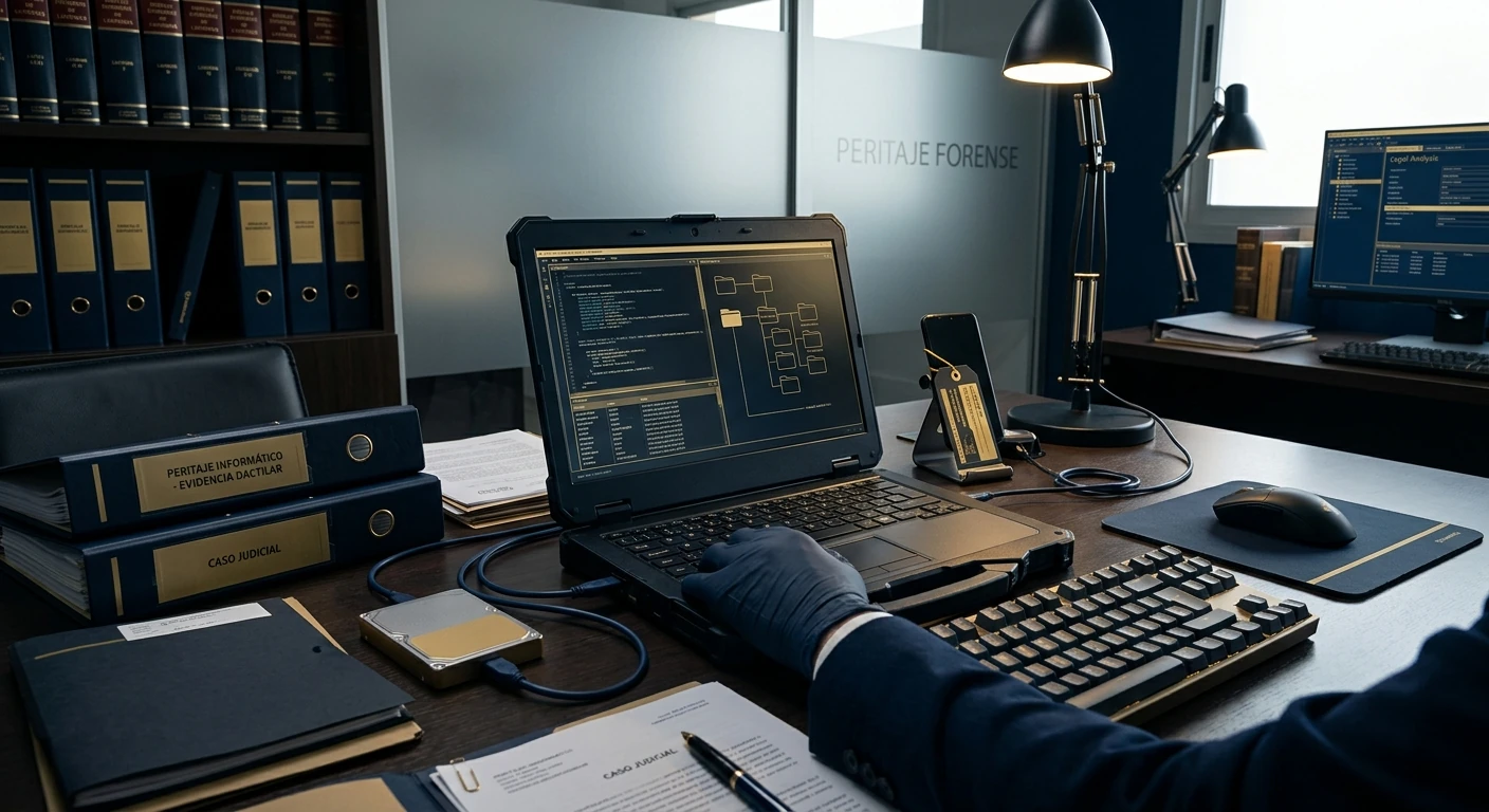 Peritaje informático en procedimiento penal: análisis forense de evidencia digital