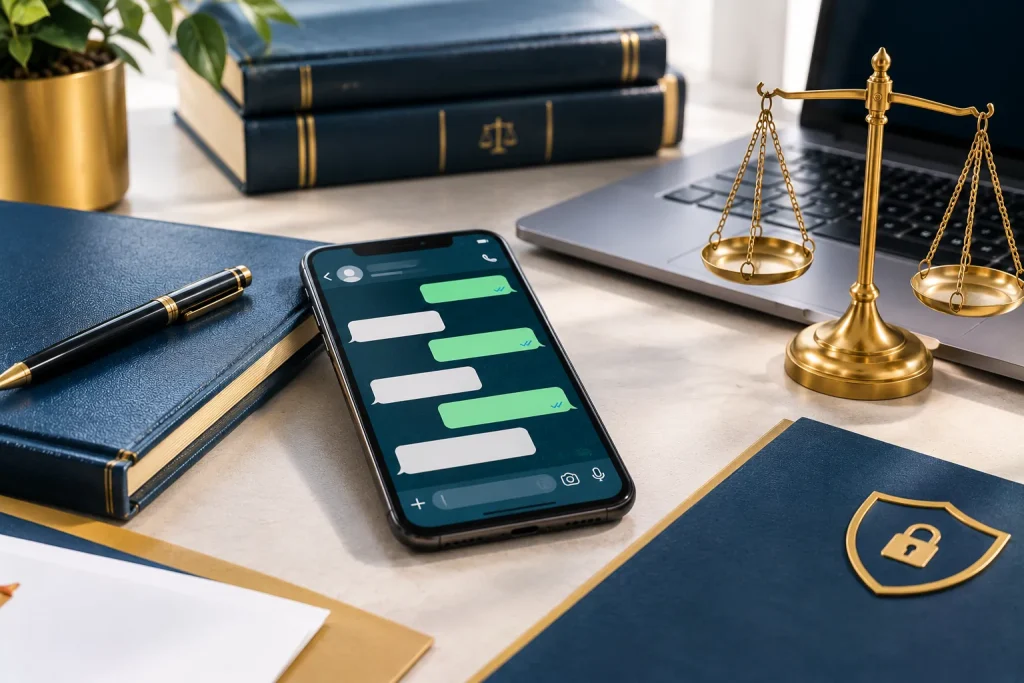 certificar WhatsApp para juicio