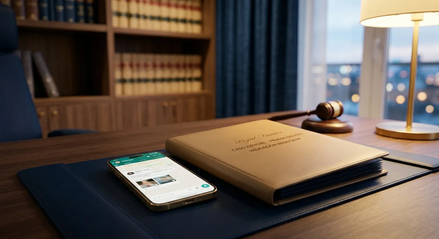 cómo validar WhatsApp como prueba judicial en España