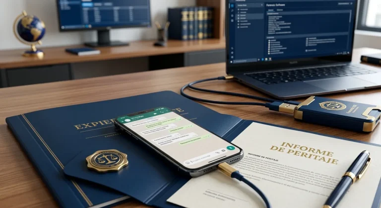 Peritaje de WhatsApp para juicio laboral